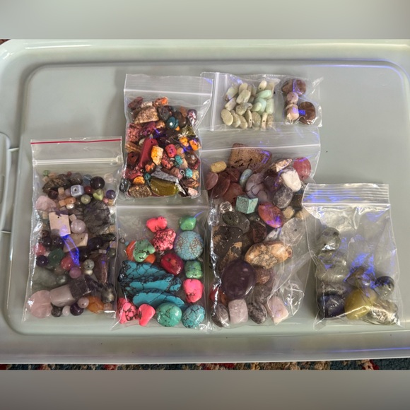 Jewelry - Natural Gemstone Beads Craft Lot